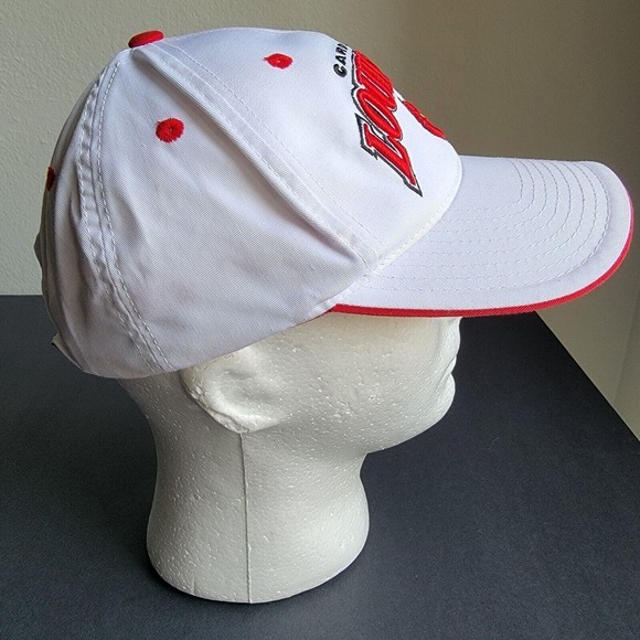 Louisville Cardinals Hat Top of the World NCAA White Red StrapBack Cap - Picture 6 of 10